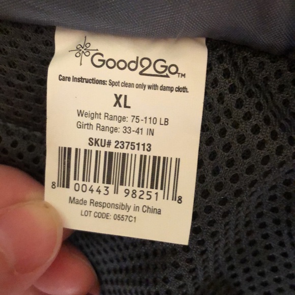 Good2Go Dog Deluxe Floatation Vest XLarge 75-110lb - Picture 5 of 5